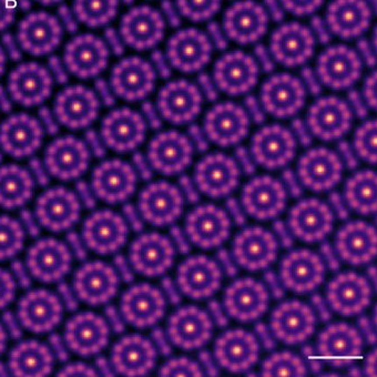 MEP reconstruction of point defects in boron carbide